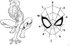 Puzzle do kolorowania Trefl Super Maxi Attack Spider-Man 60 x 40 cm 24 elementy (5900511410068) - obraz 3