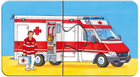 Zestaw puzzli Ravensburger Emergency Vehicles 18 x 10 cm 9 x 2 elementów (4005556073320) - obraz 10