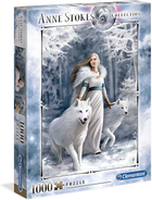 Puzzle Clementoni Anne Stokes Winter Guardians 48 x 68 cm 1000 elementów (8005125394777) - obraz 2