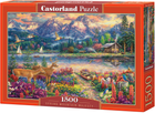 Puzzle Castor Spring Mountain Majesty Castorland 47 x 68 cm 1500 elementów (5904438152131) - obraz 1