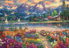 Puzzle Castor Spring Mountain Majesty Castorland 47 x 68 cm 1500 elementów (5904438152131) - obraz 2