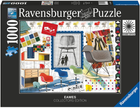 Puzzle Ravensburger Eames Design Classics 70 x 50 cm 1000 elementow (4005556169009) - obraz 1