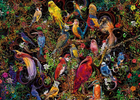 Puzzle Ravensburger Birds of Art 70 x 50 cm 1000 elementow (4005556168323) - obraz 2