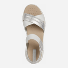 Жіночі сандалі Geox D25SCA043AJ 38 Білий/Сріблястий (8050036475299) - зображення 4