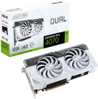 Відеокарта ASUS PCI-Ex GeForce RTX 4070 Dual White Edition 12GB GDDR6X (192bit) (2505/21000) (1 x HDMI, 3 x DisplayPort) (90YV0IZ5-M0NA00) - зображення 15