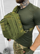 Рюкзак патрульний однолямковий SILVER KNIGHT 8л oliva РГ0487 - зображення 2