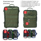 Рюкзак медичний 2в1, рюкзак бойового медика, рюкзак медика тактичний, медичний тактичний рюкзак - зображення 3