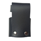 Комплект полицейского ВОЛМАС кожаный чехол для наручников + чехол для газового балончика Терен-4 + держатель дубинки (КП-2) - изображение 5