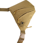 Рюкзак тактический на одно плечо AOKALI Outdoor A38 Койот 5л - изображение 6