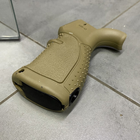Рукоятка пістолетна для карабінів AR15 / AR10 / M4 / M16 / СР-25 FAB Defence (AGR-43), колір Пісочний, прогумоване - зображення 7