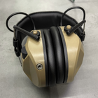 Навушники тактичні Earmor M30, активні, NRR 24, колір – Койот, активні навушники військові - зображення 5