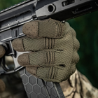 Тактичні рукавиці повнопалі із захистом Олива S - зображення 11