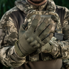 Тактичні рукавиці повнопалі із захистом Олива L - изображение 13