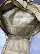 Військовий рюкзак 45 л. Койот, Yakeda, тактичний рюкзак для військових, армійський рюкзак для солдатів - зображення 9