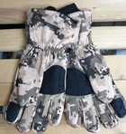 Перчатки водонепроницаемые на меху с сенсорным эфектом, мужские зимние перчатки Пиксель XL - изображение 3