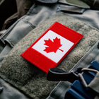 Набір шевронів 2 шт. із липучкою Прапор Канади 5х8 см - зображення 2