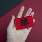 Набор шевронов 2 шт на липучке Флаг Албании, вышитый патч нашивка 5х8 см (800029840) TM IDEIA - изображение 7