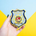 Шеврон нашивка на липучці International Police Association 8х9 см - зображення 3