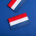 Набір шевронів 2 шт на липучці Прапор Нідерландів, вишитий патч нашивка 5х8 см (800029796) TM IDEIA - зображення 4