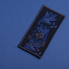Шеврон нашивка на липучке погон звания ВСУ Бригадного Генерала, вышитый патч 5х10 см (800029962) TM IDEIA - изображение 4