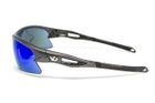Очки защитные открытые Venture Gear MontEagle GunMetal (ice blue mirror) Anti-Fog, синие зеркальные - изображение 6
