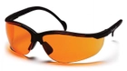 Окуляри захисні відкриті Pyramex Venture-2 (orange) оранжеві - зображення 1