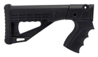 Телескопічний приклад DLG Tactical TBS Solid (DLG-083) для помпових рушниць Remington, Mossberg, Maverick (чорний) - зображення 7