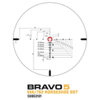 Приціл Sig Sauer Bravo5 5x32mm 5.56-7.62 Horseshoe Dot Illum призматичний (SOB53101) - зображення 11