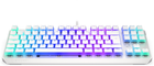 Клавіатура дротова Endorfy Thock TKL Pudding DE Kailh Red USB Onyx White (EY5D013) - зображення 2