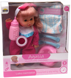 Lalka bobas Dromader Agusia Pink Pajamas with Polka Dots 30 cm (6900360027447) - obraz 2