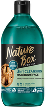 Szampon Nature Box For Men Walnut Oil 3 w 1 do włosów, twarzy i ciała 385 ml (9000101668834) - obraz 1
