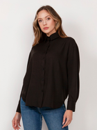 Сорочка жіноча Lanti Longlsleeve Shirt K116 38/40 Чорна (5904252721926) - зображення 3