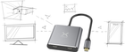 Adapter Krux USB 3.1 typ C USB-C HDMI (KRX0049) - obraz 7
