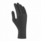 Одноразовые перчатки виниловые 100 шт в упаковке Размер M Черные - изображение 3