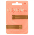 Wsuwki do włosów Clips Reina Short Brązowy 50 mm 12 szt (8423794523302) - obraz 1