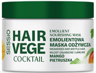 Маска для волосся Sessio Hair Vege Cocktail Манго і Петрушка пом'якшувальна живильна 250 г (5900249013425) - зображення 1
