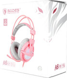 Słuchawki Sades A6 Pink (SA-A6/AE) - obraz 7