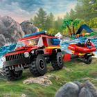 Zestaw klocków Lego City Terenowy wóz strażacki z łodzią ratunkową 301 część (60412) - obraz 8