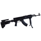 Рукоятка пістолетна для AK 47/74, прогумована, GRIP DLG-098, колір Чорний, з відсіком для батарейок (241874) - зображення 6