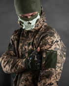 Тактический зимний теплый военный комплект Masterka ( Куртка + Штаны ), Камуфляж: Пиксель, Размер: M - изображение 6