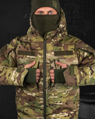 Тактичний зимовий теплий військовий комплект Brazal ( Куртка + Штани ), Камуфляж: Мультикам, Розмір: XL - зображення 6