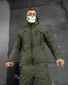 Тактический зимний теплый военный комплект Laker ( Куртка + Штаны ), Камуфляж: Олива, Размер: L - изображение 4