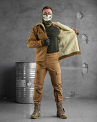 Тактический зимний теплый военный комплект KH/-13 ( Куртка + Штаны ), Камуфляж: Койот, Размер: XL - изображение 1