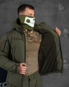 Тактичний зимовий теплий військовий комплект Laker ( Куртка + Штани ), Камуфляж: Олива, Розмір: M - зображення 8