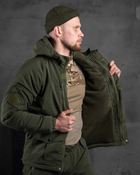 Тактический зимний теплый военный комплект Fastpos ( Куртка + Штаны ), Камуфляж: Олива, Размер: M - изображение 5