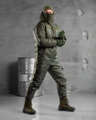 Тактический зимний теплый военный комплект SnowStorm ( Куртка + Штаны ), Камуфляж: Олива, Размер: S - изображение 3