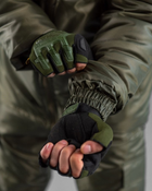 Тактический зимний теплый военный комплект SnowStorm ( Куртка + Штаны ), Камуфляж: Олива, Размер: S - изображение 7