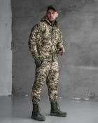 Тактичний зимовий теплий військовий комплект RH-16 ( Куртка + Штани ), Камуфляж: Піксель ЗСУ, Розмір: S - зображення 3