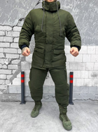 Тактичний зимовий теплий військовий комплект DuCut ( Куртка + Штани ), Камуфляж: Олива, Розмір: XL - зображення 4