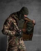 Тактичний зимовий теплий військовий комплект Klinz ( Бушлат + Куртка + Штани ), Камуфляж: Мультикам, Розмір: XXL - зображення 6